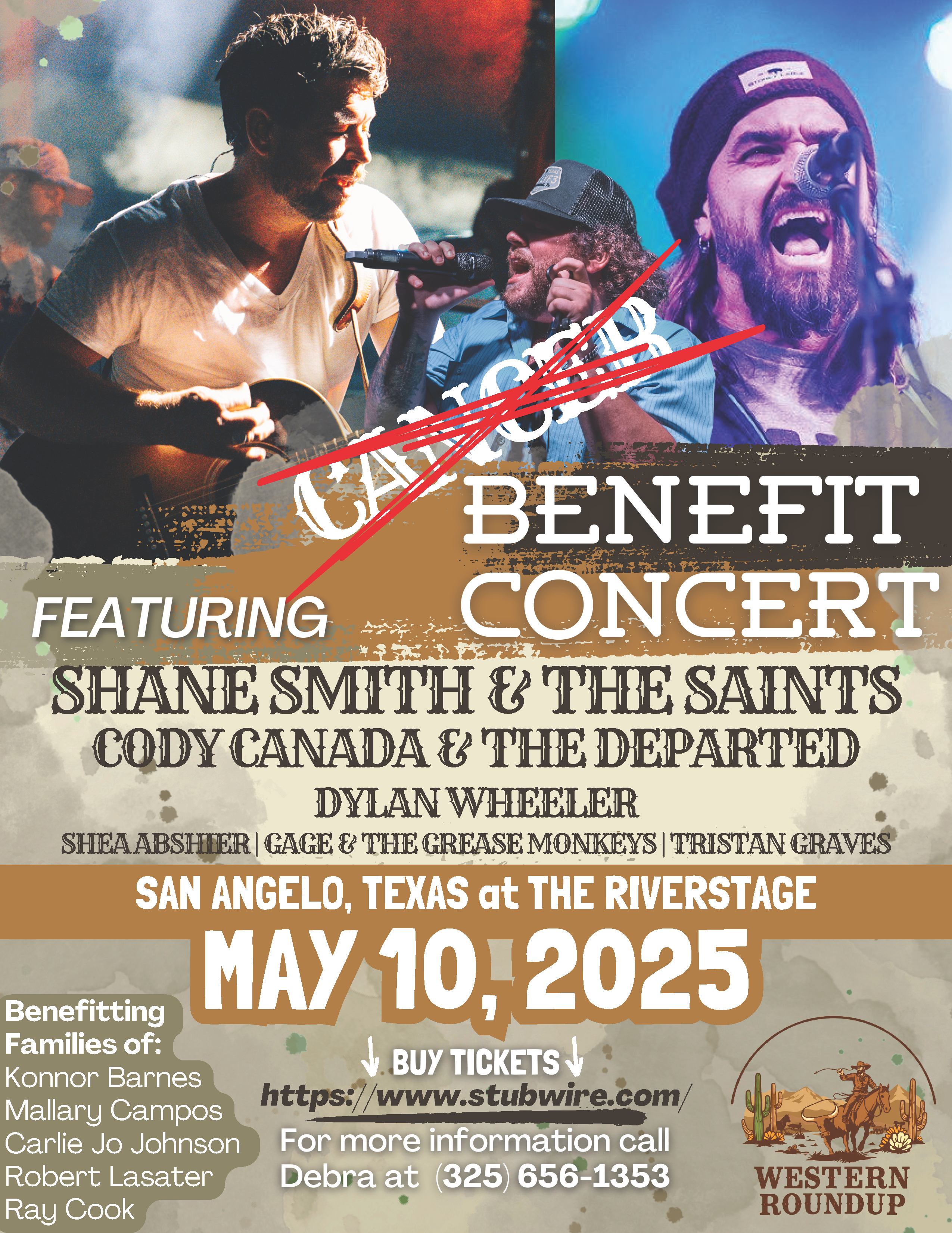 Western Round Up Concert Flyer (8.5 x 11 in)